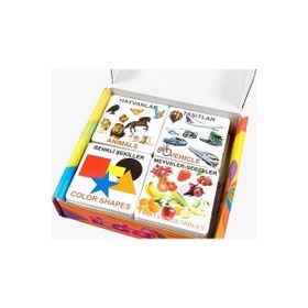 Hamaha 136 Parça Flash Card Eşleştirme Oyun Seti