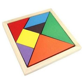 Hamaha 7 Parça Büyük Boy 14x14 cm Eğitici Tangram