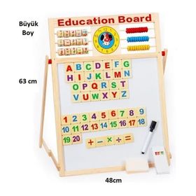 Hamaha Ahşap Eğitim Çocukları Matematik Öğrenme Oyuncak Bulmaca Büyük Boy Manyetik Yazı Tahtası