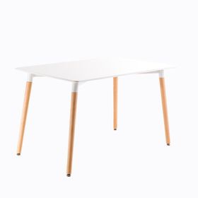 Hamdeko Eames Beyaz Masa Sandalye Takımı