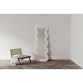 Hamdeko Mundo Dalgalı 170x65 cm Oval Çerçeveli Boy Aynası