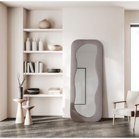 Hamdeko Pera Dalgalı Çerçeveli 170x65 cm Oval Boy Aynası