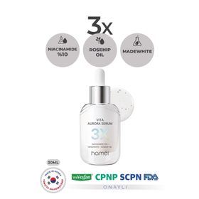 Hamel 3X Vita Aurora Serum %10 Niacinamide 30 ml Koyu Leke Karşıtı Cilt Tonu Eşitleyici Serum