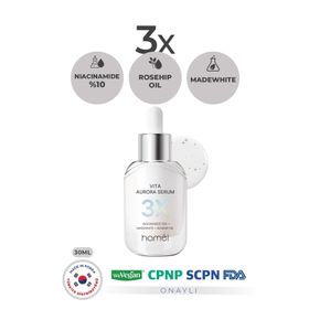 Hamel 3X Vita Aurora Serum %10 Niacinamide 30 ml Koyu Leke Karşıtı Cilt Tonu Eşitleyici Serum