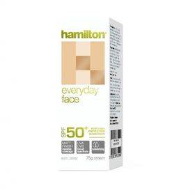 Hamilton Everyday Face 75 gr Spf50+ Yüz İçin Güneş Kremi