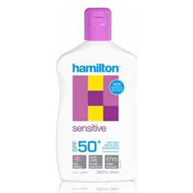 Hamilton Sensitive Hassas Lotion 265 ml Spf50+ Hassas Ciltler İçin Güneş Kremi