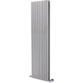 Hammam Amber Dikey Gümüş Gri Alüminyum 1200x395 mm Standart Bağlantı Radyatör