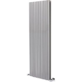 Hammam Amber Dikey Gümüş Gri Alüminyum 1200x475 mm Standart Bağlantı Radyatör