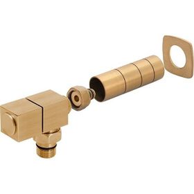 Hammam Azur Köşe Fırça Brass Vana Paketi