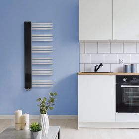 Hammam Daphne Fırça Mat Inox 1220x500 mm Havlupan