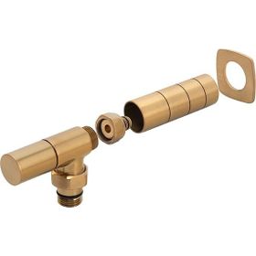 Hammam Onix Köşe Fırça Brass Vana Paketi