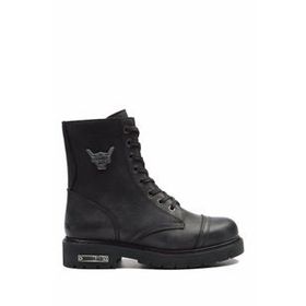 Hammer Jack 102-18505-G Siyah Dock Step Kadın Bot