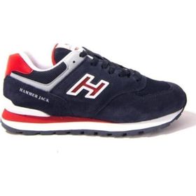 Hammer Jack 102 19253-G Beyaz Puruty-Lacivert-Kırmızı Kadın Spor Ayakkabı