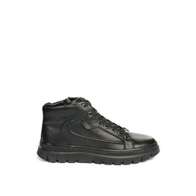 Hammer Jack 102-24865-M Derry Deri Casual Siyah Cilt Erkek Bot