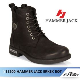 Hammer Jack 15200 Hakiki Deri Siyah Erkek Bot