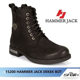 Hammer Jack 15200 Siyah Deri Erkek Bot