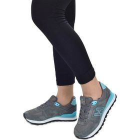 Hammer Jack 19250 Gri Turkuaz Peru Kadın Sneaker Günlük Spor Ayakkabı