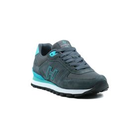 Hammer Jack 19250 Gri Turkuaz Peru Kadın Sneaker Günlük Spor Ayakkabı