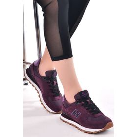 Hammer Jack 19250 Mor Krep Peru Kadın Sneaker Günlük Spor Ayakkabı