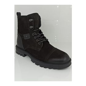 Hammer Jack 211 930 Siyah Malum Comfort Casual Hakiki Deri Nubuk Erkek Bot