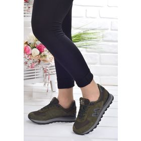 Hammer Jack Z19250 Haki Kadın Spor Ayakkabı