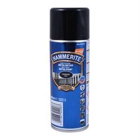 Hammerite 400 ml Boya Siyah Düz Sprey