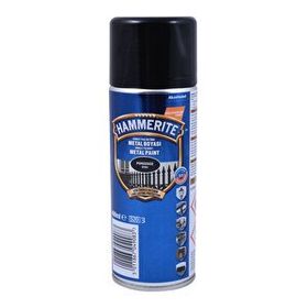 Hammerite 400 ml Boya Siyah Düz Sprey