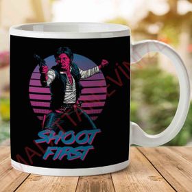 Han Solo Star Baskılı Kupa Bardak