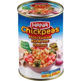 Hana 400 gr Haşlanmış Nohut Konservesi (3 adet)