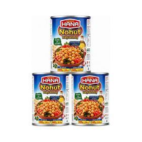 Hana 400 gr Haşlanmış Nohut Konservesi (3 adet)