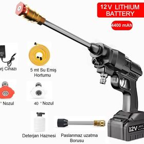 Handwerker 12v 4400 mAh Lityum Akülü Basınçlı Sprey İlaçlama Makinesi