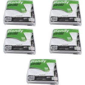 Handy Büyük Boy 100 Adet HDPE İş Temizlik Tek Kullanımlık Şeffaf Eldiven (3 adet)