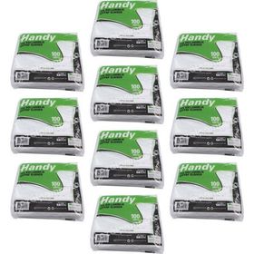 Handy Büyük Boy 100 Adetlik 10 Paket HDPE İş Temizlik Tek Kullanımlık Şeffaf Eldiven