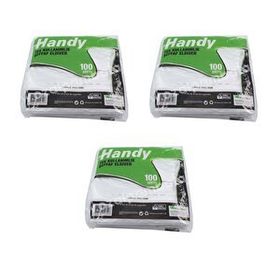 Handy Büyük Boy 100 Adetlik 3 Paket HDPE İş Temizlik Tek Kullanımlık Şeffaf Eldiven
