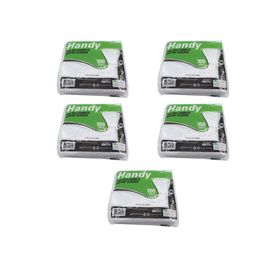 Handy Büyük Boy 100 Adetlik 5 Paket HDPE İş Temizlik Tek Kullanımlık Şeffaf Eldiven