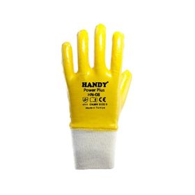 Handy HN-08 Sarı NO:9 Power Plus Nitril İş Eldiveni
