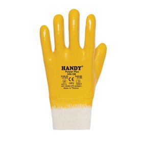 Handy HN-08 Sarı NO:9 Power Plus Nitril İş Eldiveni