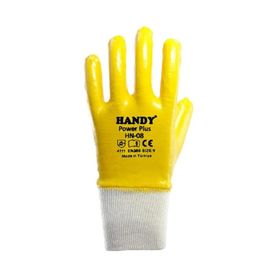 Handy HN-08 Sarı NO:9 Power Plus Nitril İş Eldiveni