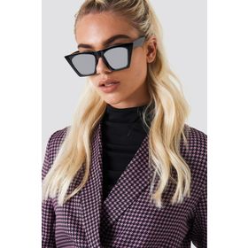Hane14 6293 Siyah Designer Cat Eye Köşeli Bayan Kadın Güneş Gözlüğü