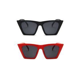 Hane14 6293 Siyah Designer Cat Eye Köşeli Bayan Kadın Güneş Gözlüğü