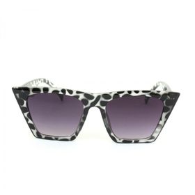 Hane14 6293 Siyah Designer Cat Eye Köşeli Bayan Kadın Güneş Gözlüğü