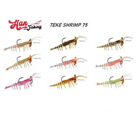 Hanfish Teke 75 mm 7 gr Silikon Karides Yem