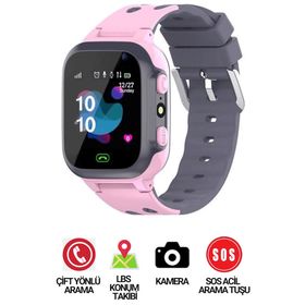 Hangarex Q90 Pembe Çocuk Akıllı Saat