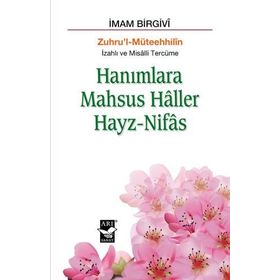 Hanımlara Mahsus Haller Hayz-Nifas - imami birgivi muhammed efendi
