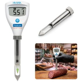 Hanna HI981045 Çelik Bıçaklı Et Ph Test Cihazı