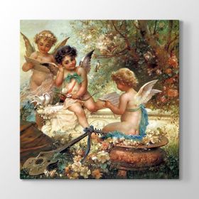 Hans Zatzka - Musician Angels Tablosu