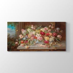 Hans Zatzka - Spring Flowers Tablosu