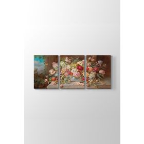 Hans Zatzka - Spring Flowers Tablosu
