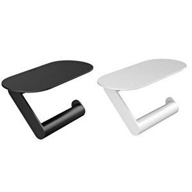 Hansgrohe 27928670 Wallstoris Raflı Satin Siyah Tuvalet Kağıtlığı