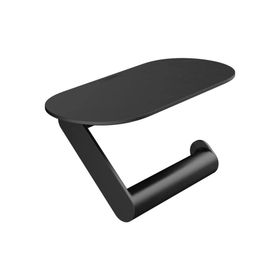 Hansgrohe 27928670 Wallstoris Raflı Satin Siyah Tuvalet Kağıtlığı